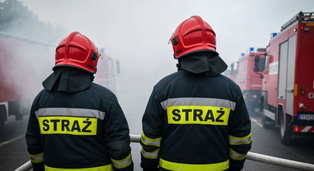 Pożar w Szeligach: dramatyczna akcja straży pożarnej w bloku mieszkalnym